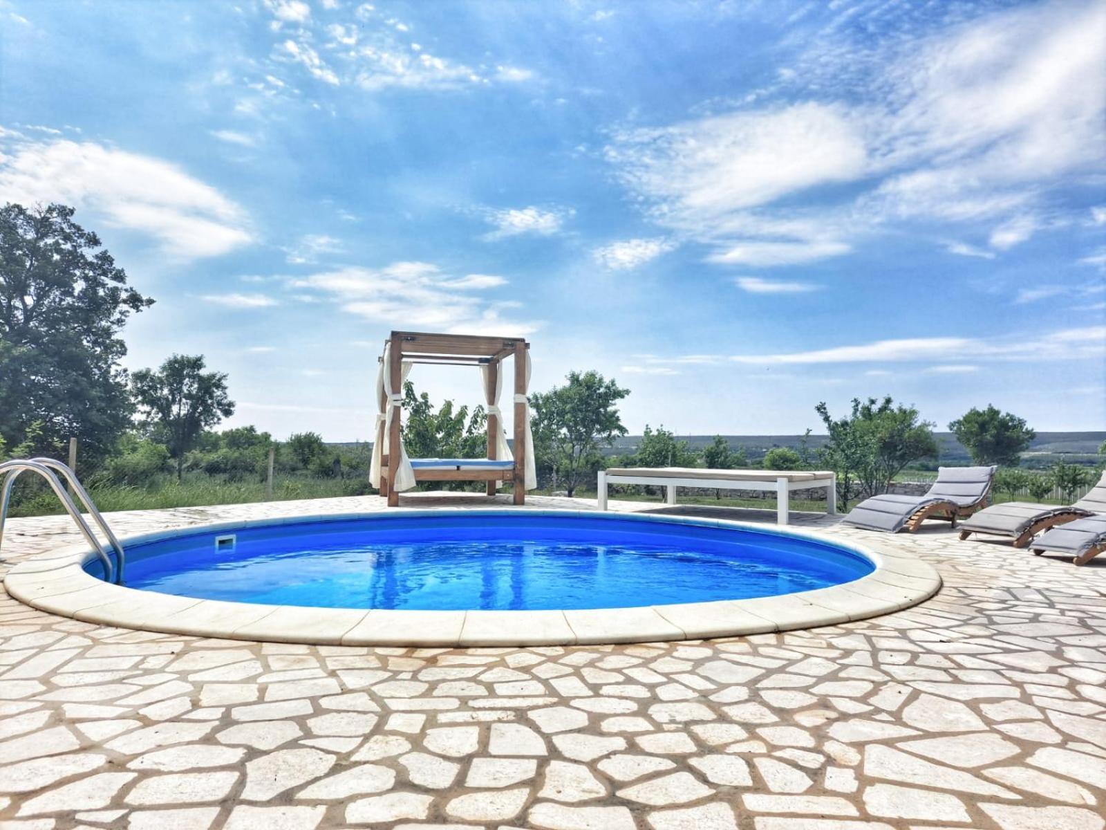 Villa Stone Pearl With Heated Swimming Pool Sveti Filip i Jakov Buitenkant foto